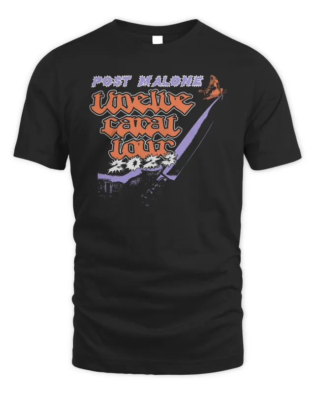 Post Malone Merch Australia New Zealand Tour T Shirt
