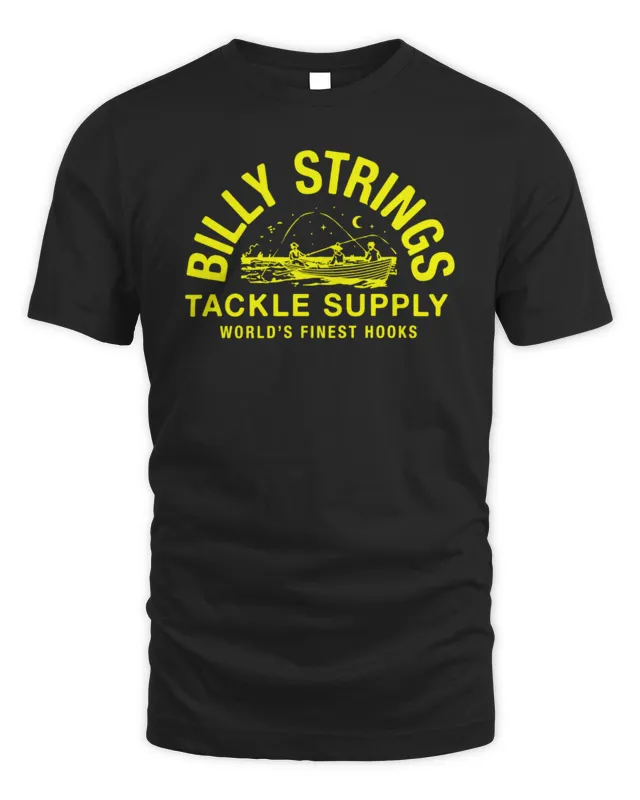 New Billy Strings Tackle Supply Tee Billy Strings Merchandise