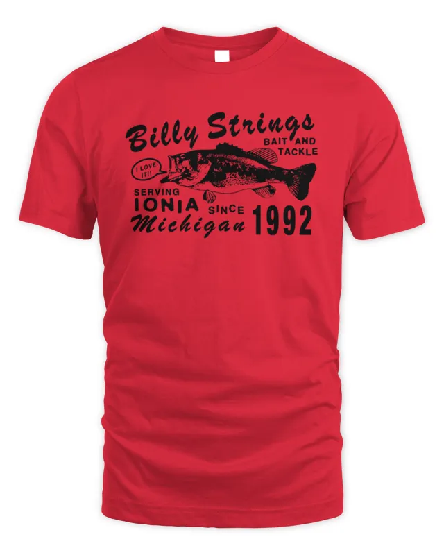 New Billy Summer Tour Bait & Tackle Billy Strings Merchandise T-Shirt