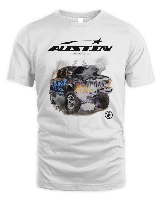 New Austin Post Malone Merch Post Malone X Hellstar Graphics T-Shirt