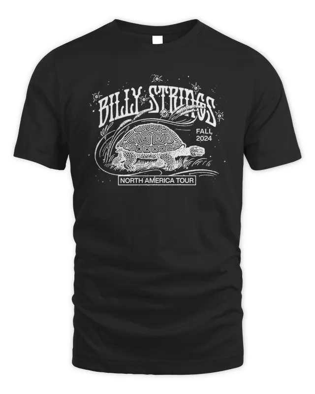 New Billy Strings Official Merch Store Fall Tour Turtle T Shirt