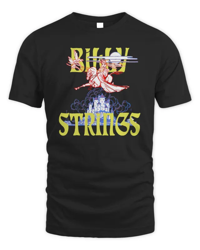 New Official Billy Strings Merch Store Fall Tour Green Flying Horse T Shirt