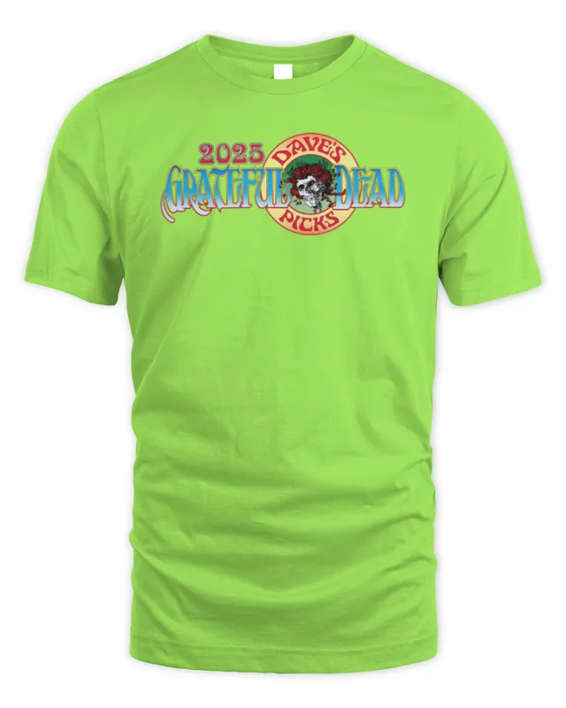 New Grateful Dead Merch Store 2025 Dave’s Picks Shirt