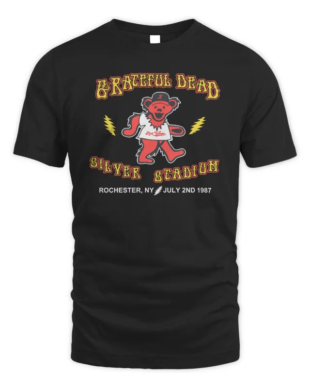 New Rochester Red Wings Grateful Dead T-Shirt