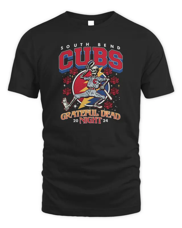 New Milb South Bend Cubs Grateful Dead T Shirt