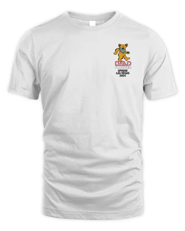 New Dead & Company Official Store Dead Forever Dancing Bear Sphere Tee Shirt