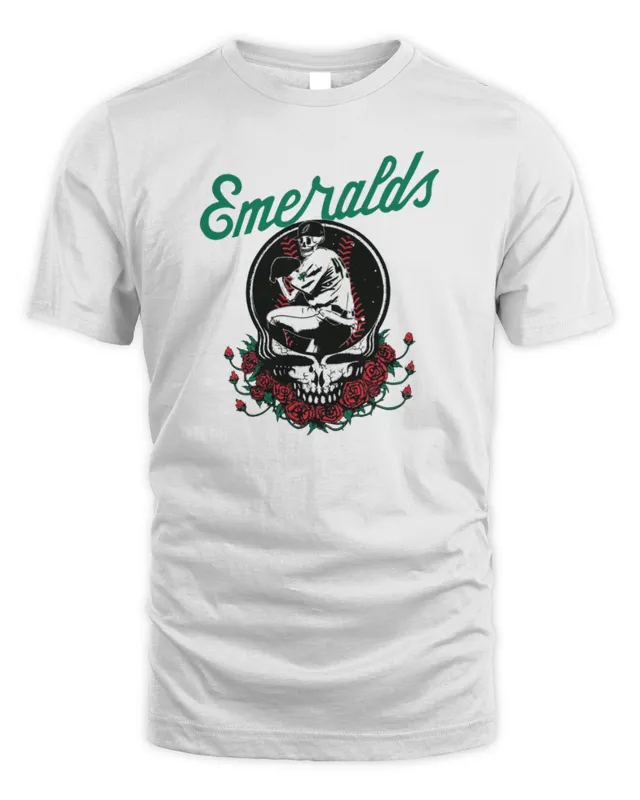 New Milb Eugene Emeralds Grateful Dead T-Shirt