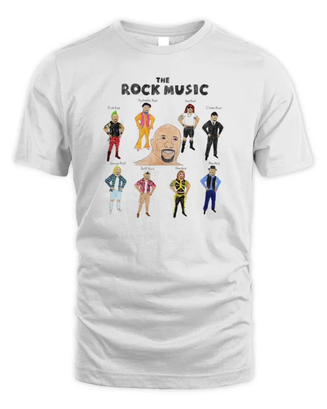 Unfortunate Portrait Shop The Rock Music Shirt