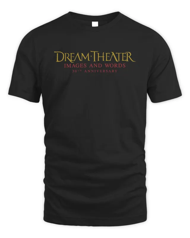 Dream Theater Merch Images And Words 30Th Anniversary Logo T Shirt