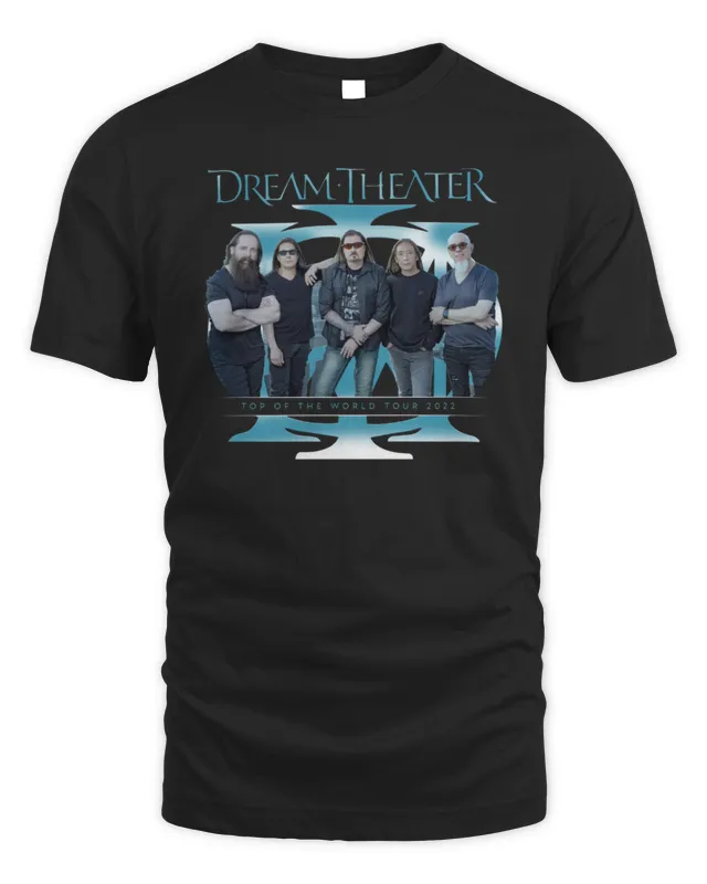Dream Theater Merch The Top Of The World U.S. Tour Tee