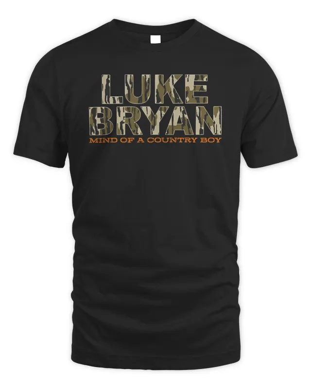 Luke Bryan Merch Store Mind Of A Country Boy Tour Tee Shirt