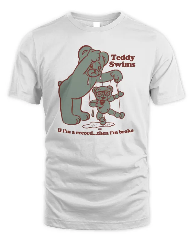 Teddy Swims Official Store Broken Record T-Shirt