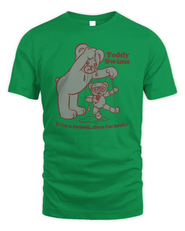 New Shop Teddy Swims Merch Broken Record T-Shirt
