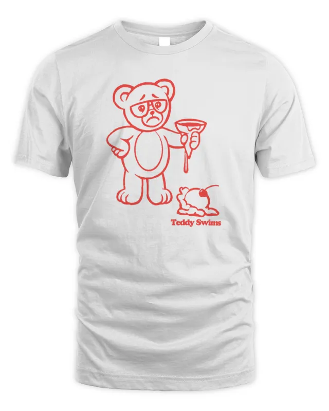 New Sad Teddy Ice Cream Shirt Teddy Swims Merch