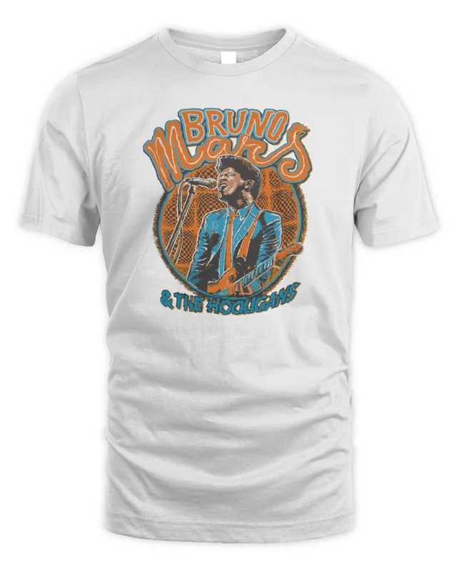 New Bruno Mars Merch Bruno Mars And The Hooligans Shirt