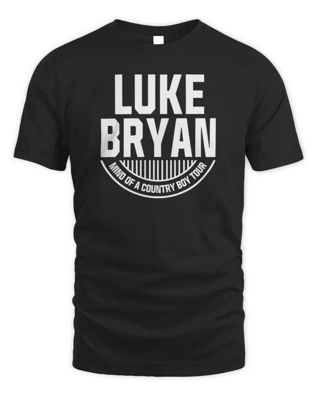 Luke Bryan Merch Store Mind Of A Country Boy Tour Logo T Shirt
