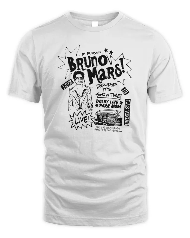 New Bruno Mars Live Shirt Bruno Mars Merch