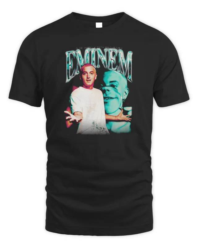 New Eminem 25Th Anniversary Merch Sslp25 Chrome T-Shirt