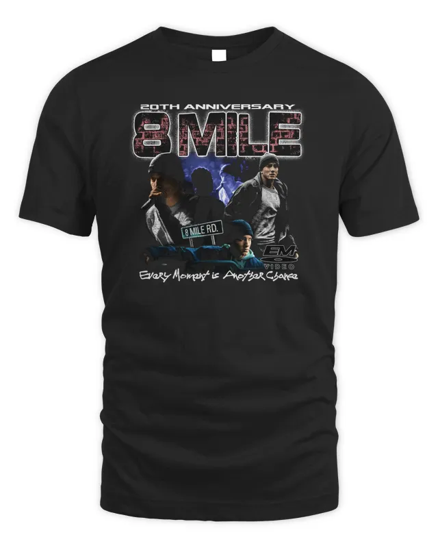 Eminem Merch 8 Mile 20Th Anniversary T-Shirt