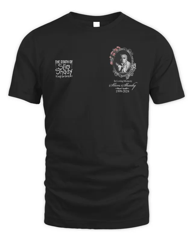 New Official Eminem Shop Merch TDOSS In Loving Memory Graphic Shirt