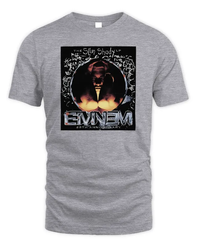 New Eminem 25Th Anniversary Merch Sslp25 Portrait T-Shirt