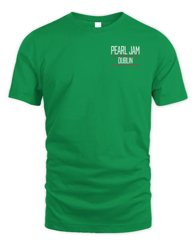 Pearl Jam Merch Dublin Tour T-Shirt
