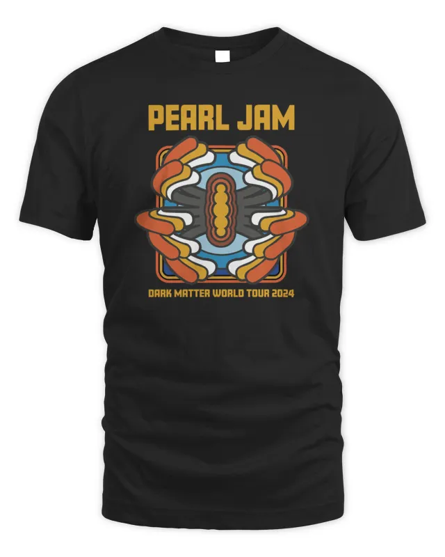 New Pearl Jam Merch Dark Matter World Tour T-Shirt