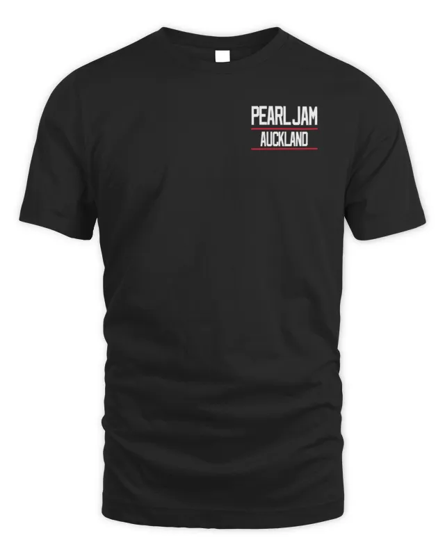 New Pearl Jam Official Merch Store Auckland Tour T-Shirt