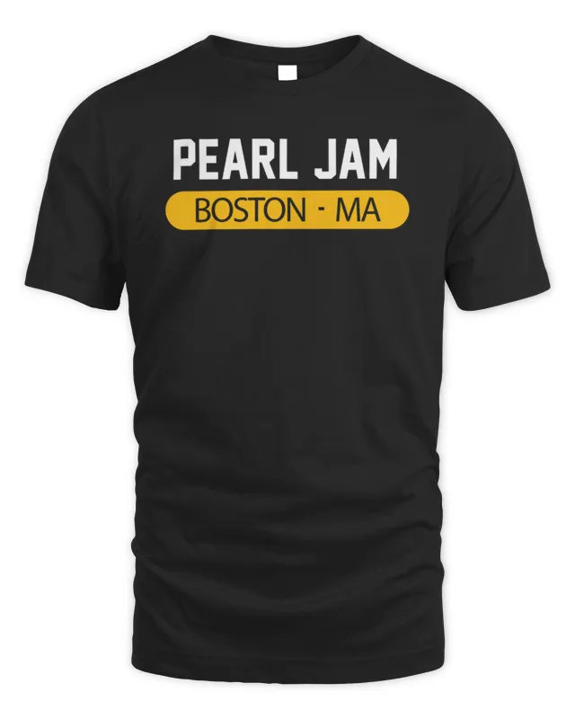 Pearl Jam Boston Merch Pearl Jam Terrier T-Shirt