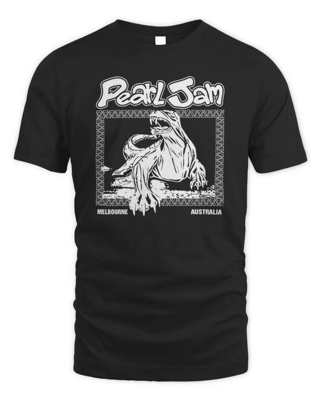New Pearl Jam World Tour Merch Melbourne Au Bunyip Tee