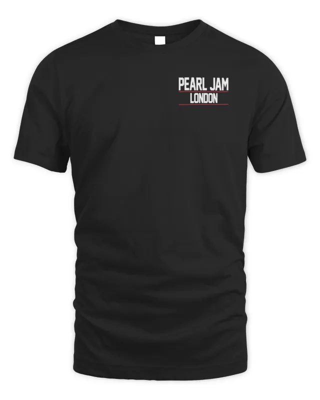 New Official Pearl Jam Merch London Event Tee Shirt