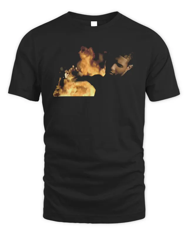 New Usher Raymond Merch Burn Black T-Shirt