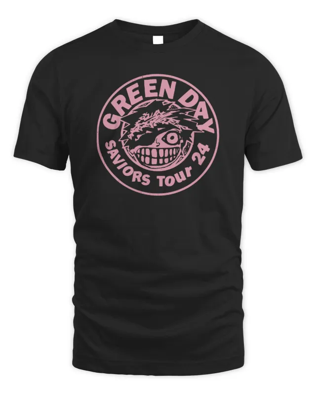 New Green Day Tour Merch The Saviors Tour Bastard Stamp T Shirt