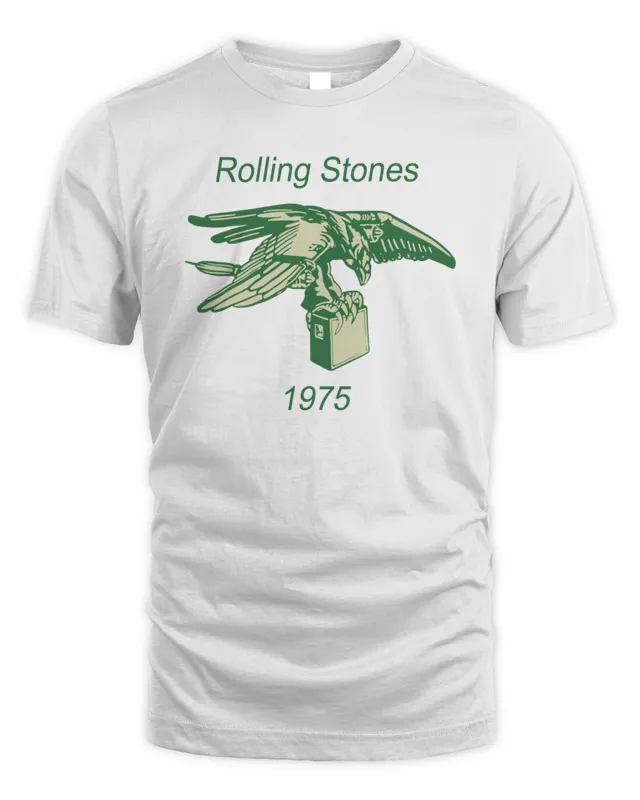 New Lady Gaga Wear Rolling Stones Eagle Amp 1975 Shirt