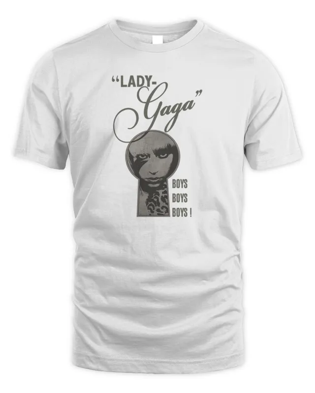 New Lady Gaga Merch Keyhole Boys T Shirt