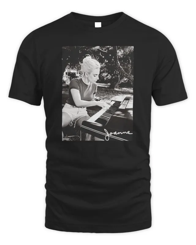 Shop Lady Gaga Merch Joanne Piano T-Shirt