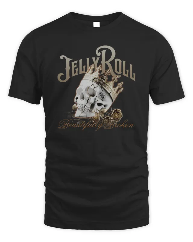 New Jelly Roll Merch Beautifully Broken T-Shirt