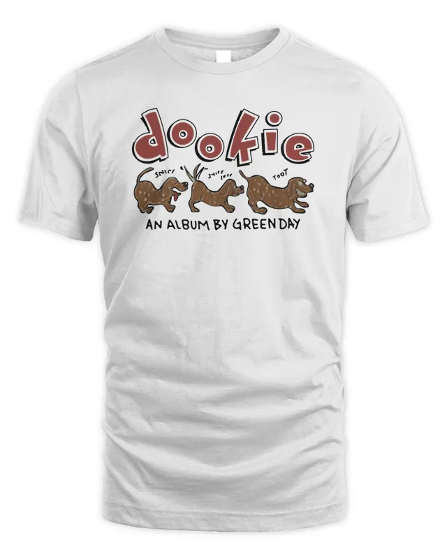 Green Day Merch Dookie Dogs T Shirt