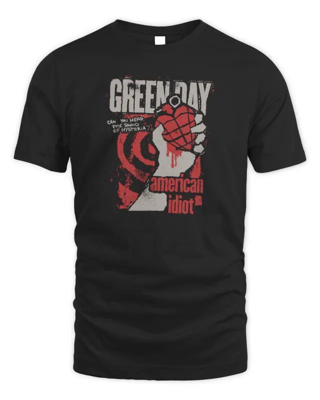 New Green Day Merch Store American Idiot Hysteria T-Shirt