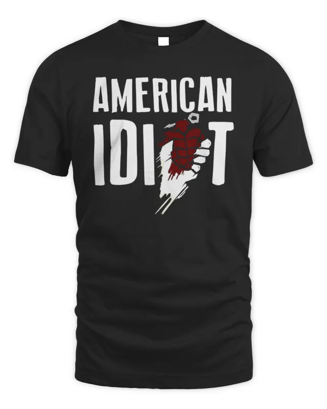 New Green Day Band Merch American Idiot T-shirt