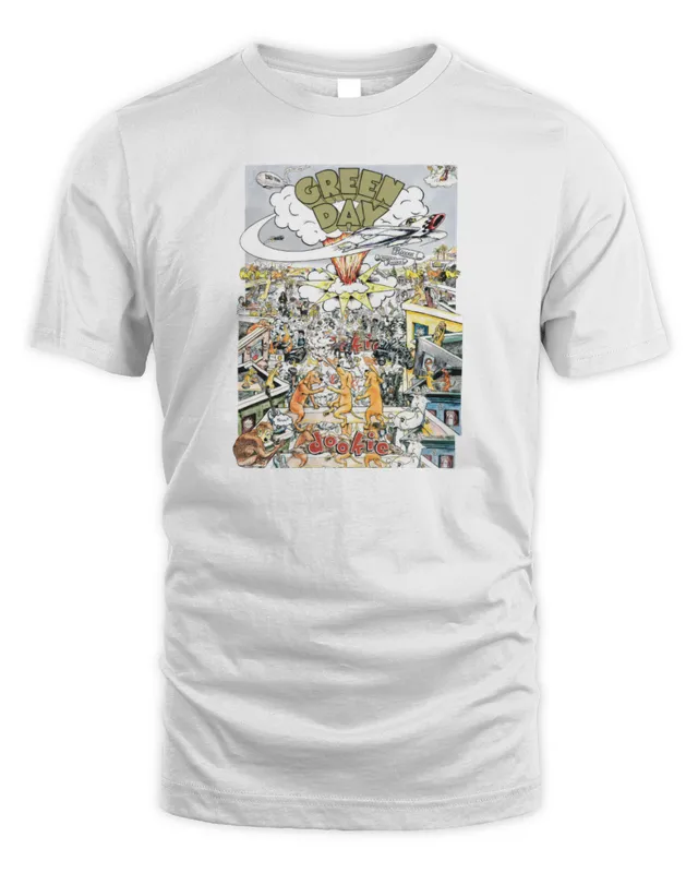 New Green Day Band Merch Dookie T-Shirt