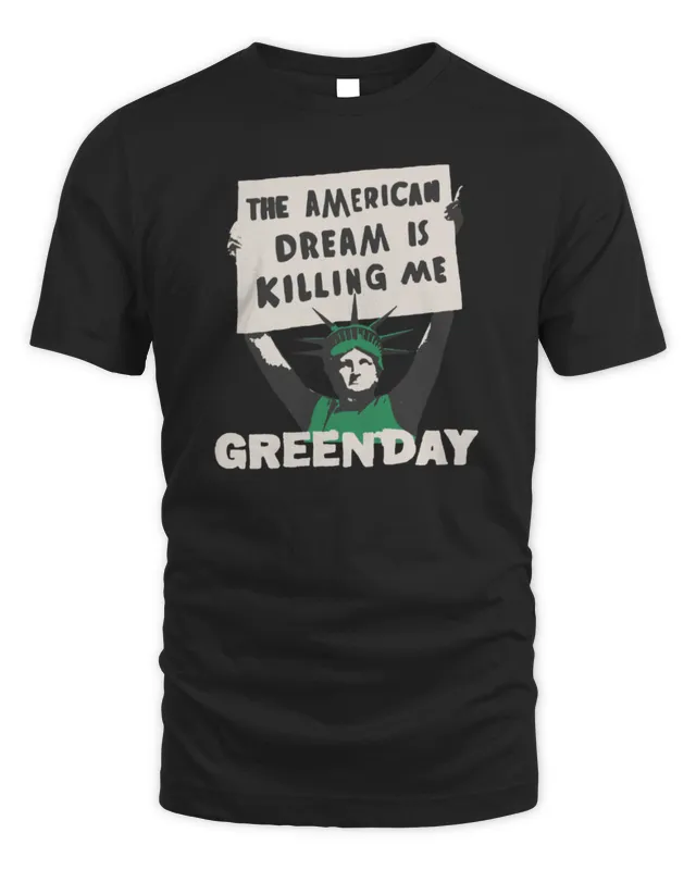 New Green Day Store Merch Liberty Protest Shirt