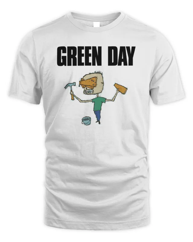 New Green Day Merchandise Nimrod Blindfold T-Shirt