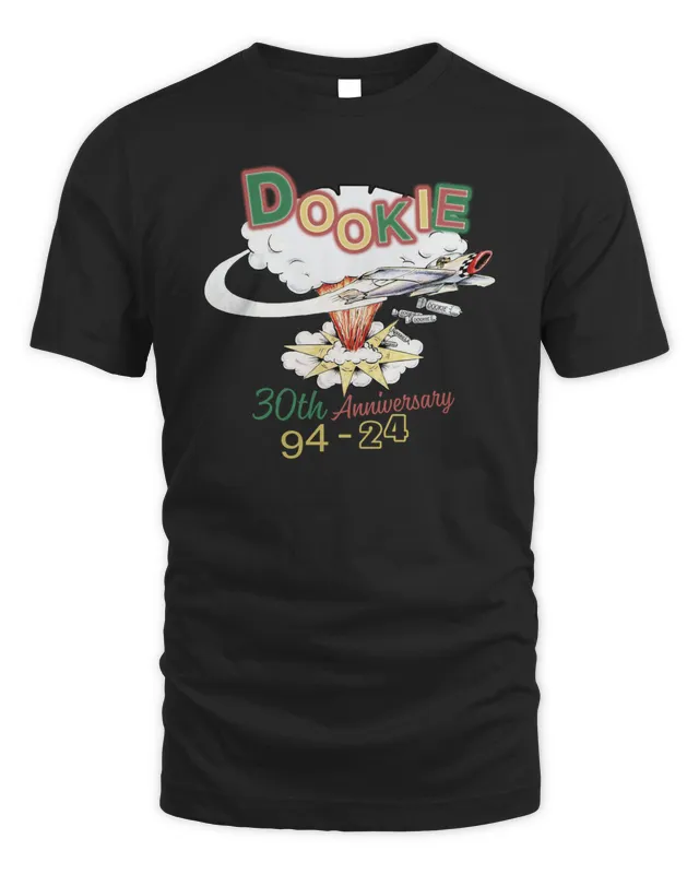 Green Day Merch Dookie 30th Explosion Logo T-Shirt