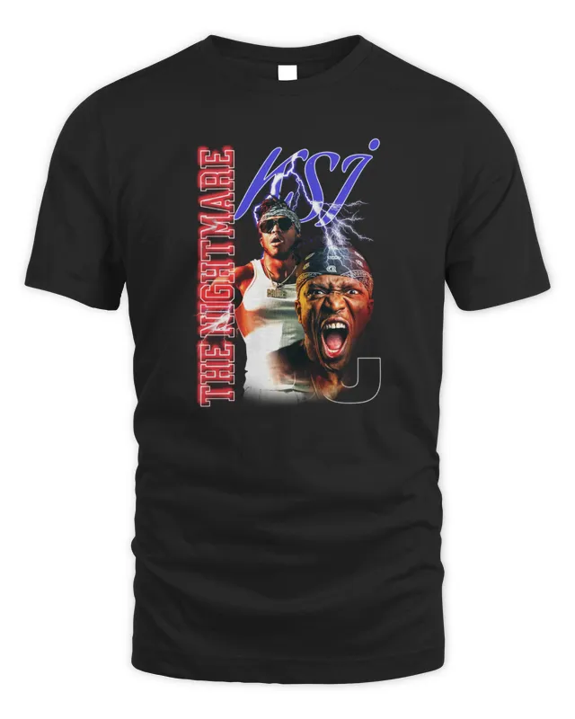 New Misfits Boxing Merch The Nightmare KSI Fight Shirt