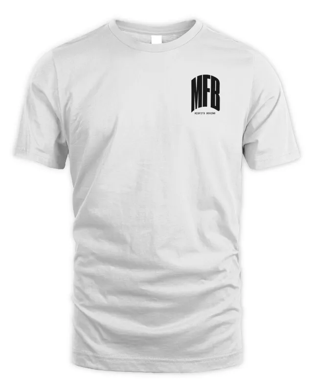 New Misfits Boxing Merch Mfb Arched Logo T-Shirt