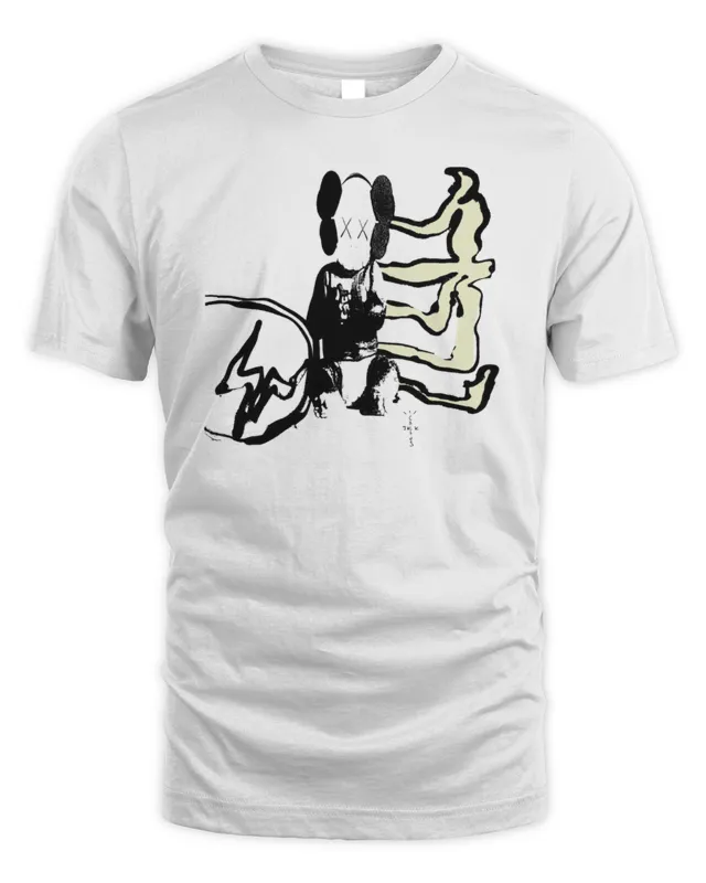 Travis Scott Cactus Jack + Kaws For Fragment Tee