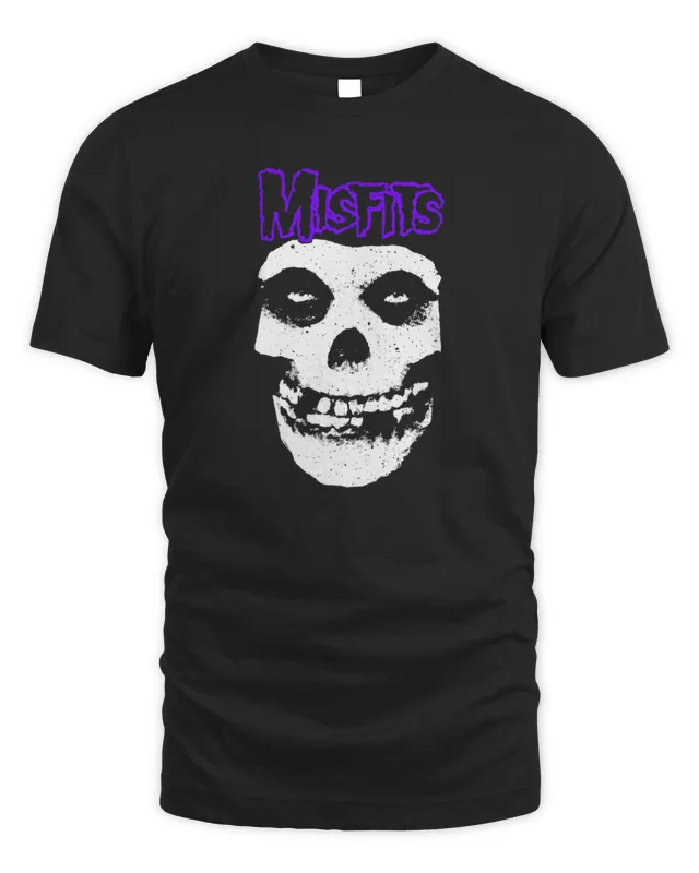 Phoebe Bridgers & Billie Eilish Misfits Skull Purple Shirt