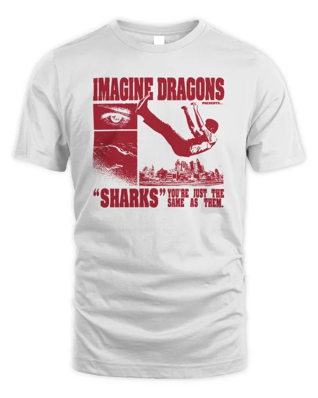 Imagine Dragons Merch Sharks T-Shirt