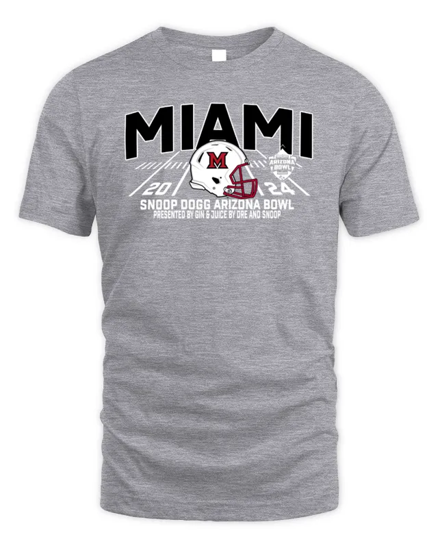 New Official Miami RedHawks Snoop Dogg Arizona Bowl Bound T Shirt